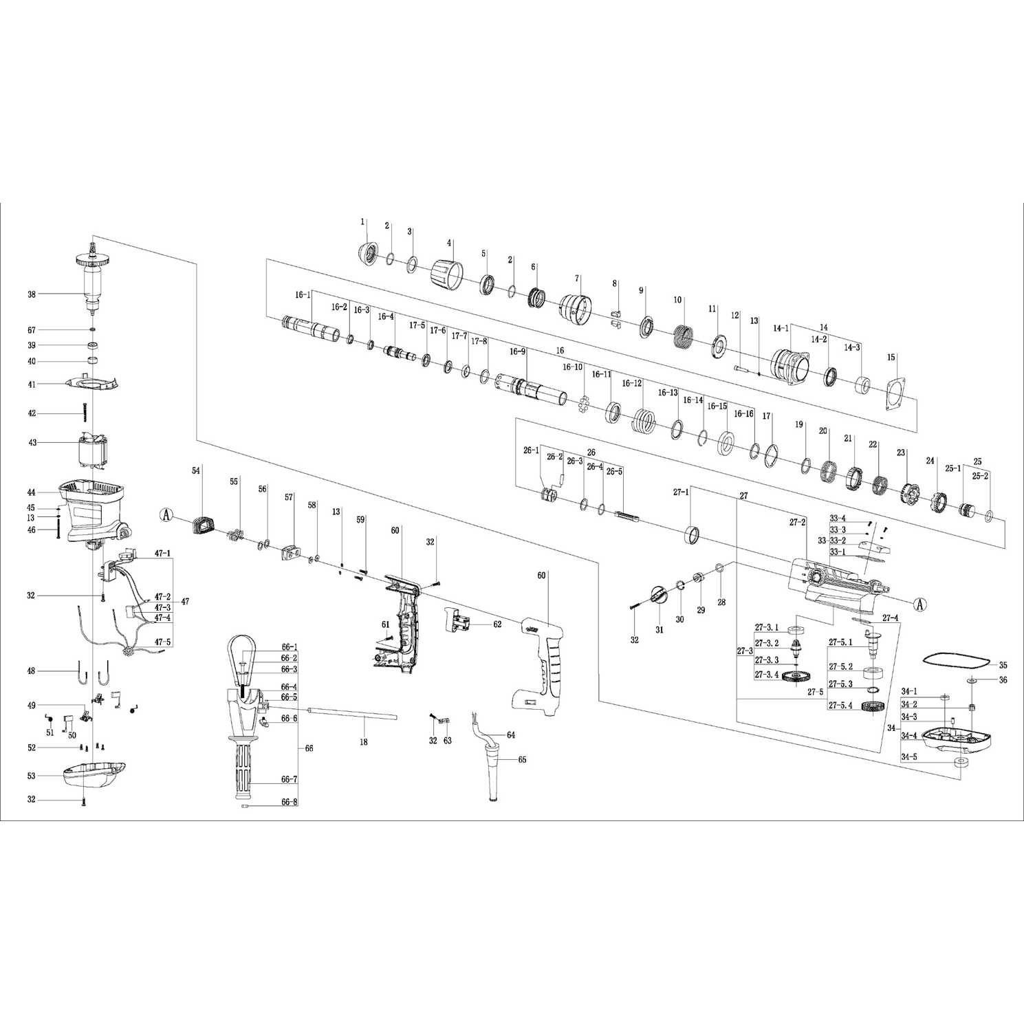 Перфоратор SDS-Max HD-40-1250 MAX